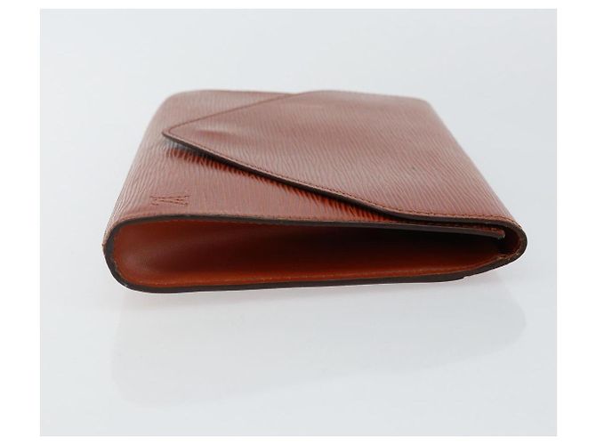 LOUIS VUITTON Clutch Art Déco Epi Marrone M52633 LV Auth 143109 - vista 3