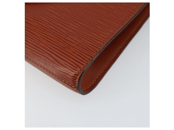LOUIS VUITTON Clutch Art Déco Epi Marrone M52633 LV Auth 143109 - vista 7