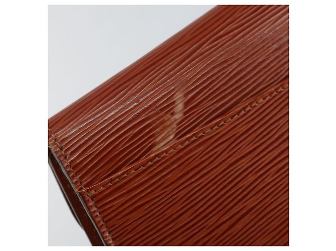 LOUIS VUITTON Clutch Art Déco Epi Marrone M52633 LV Auth 143109 - vista 8