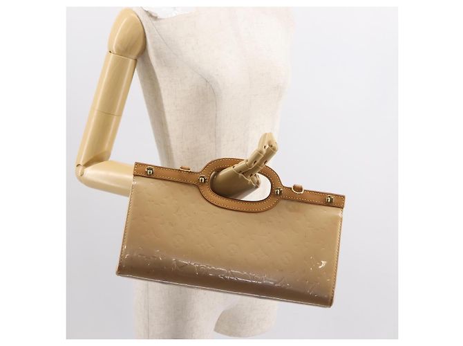 LOUIS VUITTON Borsa Vernis Roxbury Drive 2Way Rose flow lanterna M91391 Auth gh1053 - vista 21