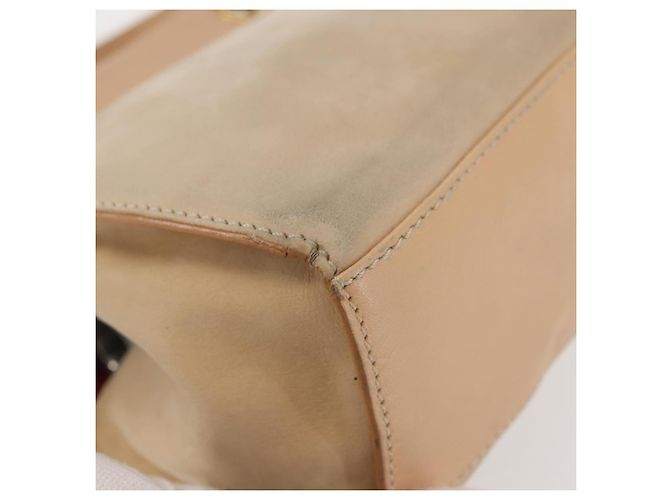 Céline Borsa a Spalla CELINE in Pelle Suede 2way Beige Oro Auth bs29686 D'oro - vista 10