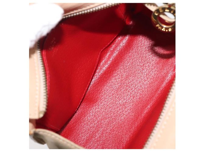 Céline Borsa a Spalla CELINE in Pelle Suede 2way Beige Oro Auth bs29686 D'oro - vista 11