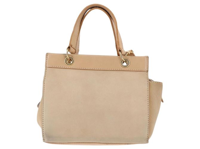 Céline Borsa a Spalla CELINE in Pelle Suede 2way Beige Oro Auth bs29686 D'oro - vista 13