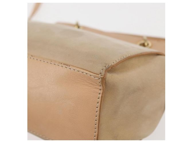 Céline Borsa a Spalla CELINE in Pelle Suede 2way Beige Oro Auth bs29686 D'oro - vista 15
