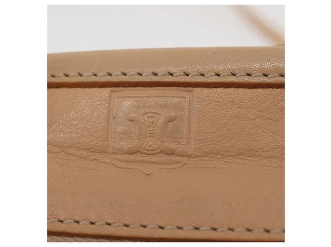 Céline Borsa a Spalla CELINE in Pelle Suede 2way Beige Oro Auth bs29686 D'oro - vista 18
