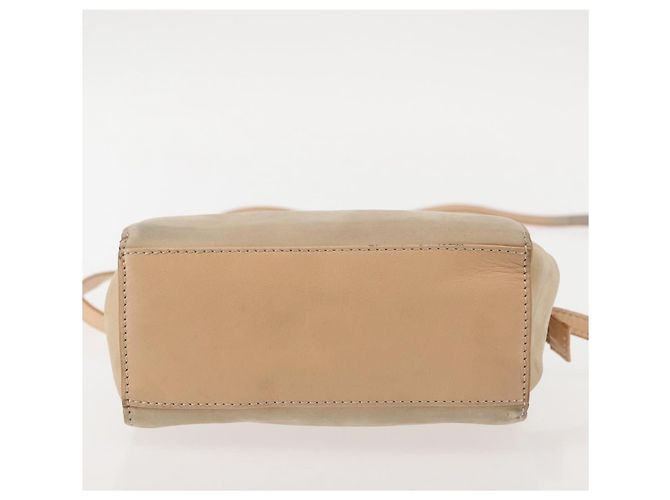 Céline Borsa a Spalla CELINE in Pelle Suede 2way Beige Oro Auth bs29686 D'oro - vista 5