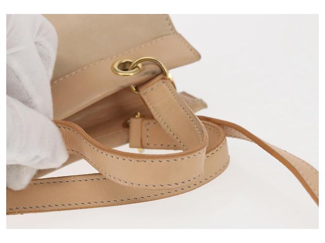 Céline Borsa a Spalla CELINE in Pelle Suede 2way Beige Oro Auth bs29686 D'oro - vista 7