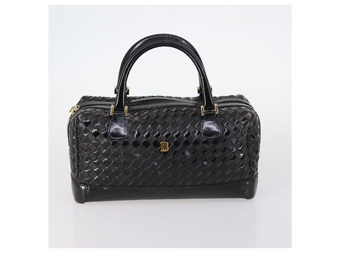 Borsa a tracolla BALLY in pelle Set da 3 Marrone Nero Auth BA4817 - vista 2