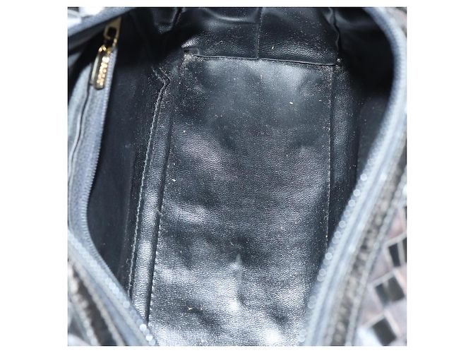 Borsa a tracolla BALLY in pelle Set da 3 Marrone Nero Auth BA4817 - vista 7
