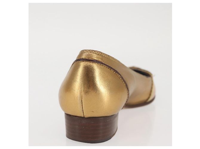 GUCCI Pumps Leder Gold Auth ac3875 Golden - Ansicht 24