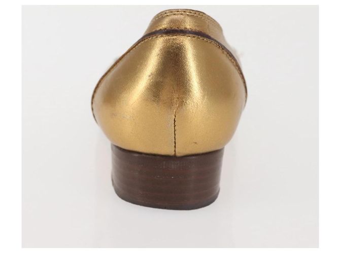 GUCCI Pumps Leder Gold Auth ac3875 Golden - Ansicht 33