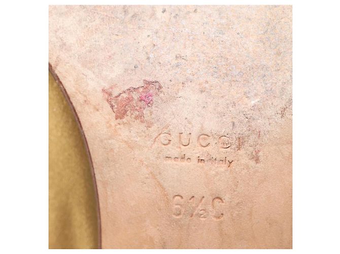 GUCCI Pumps Leder Gold Auth ac3875 Golden - Ansicht 39
