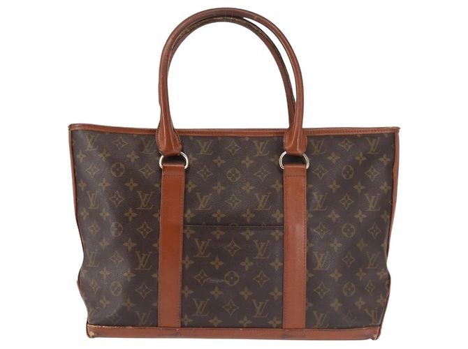 LOUIS VUITTON Borsa a Mano Weekend PM Monogram M42425 LV Auth BA6297 Monogramma - vista 13