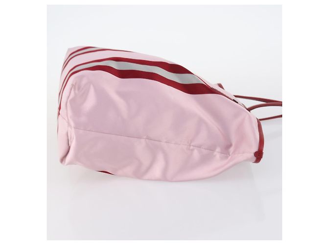 BALLY Borsa a Spalla Loewe Tela PVC Nylon 3Set Rosa Marrone Auth BA5852 - vista 10