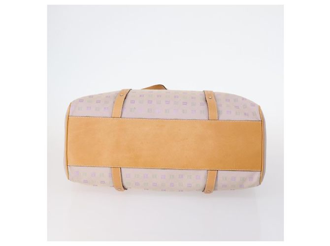 BALLY Borsa a Spalla Loewe Tela PVC Nylon 3Set Rosa Marrone Auth BA5852 - vista 6