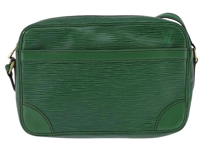 LOUIS VUITTON Borsa a Spalla Epi Trocadero 23 Verde M52304 LV Auth 142451 - vista 13