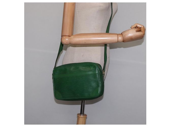 LOUIS VUITTON Borsa a Spalla Epi Trocadero 23 Verde M52304 LV Auth 142451 - vista 22