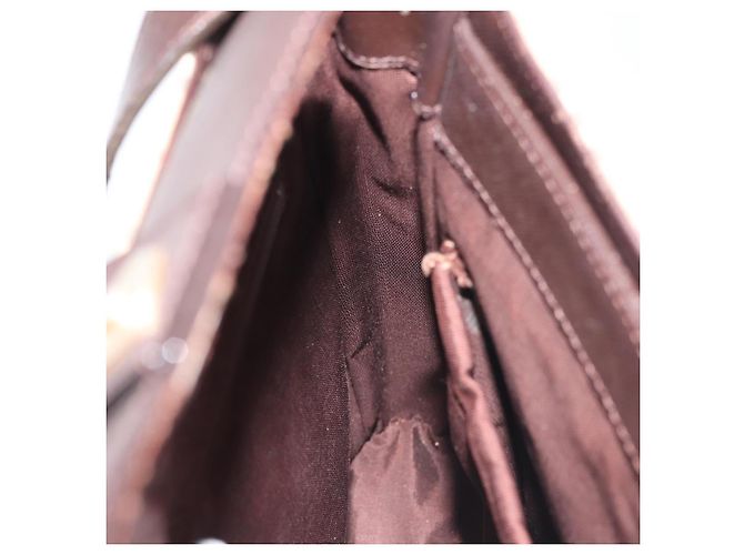 Bolsa de ombro em lona Nova Check bege e dourada Auth BA6463 da BURBERRY Dourado - vista 21