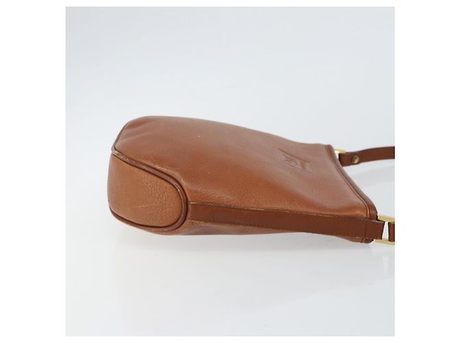 Autre Marque Bolso de Hombro Burberrys de Cuero Marrón Dorado Auth hk3089 Castaño - vista 3