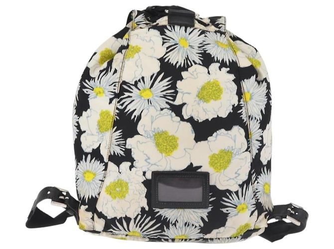 PRADA Backpack Nylon Black Silver Auth am9106 Silvery - view 2