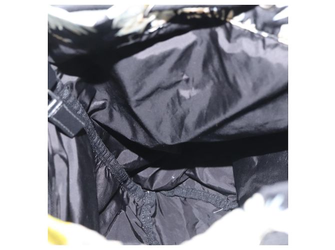 PRADA Backpack Nylon Black Silver Auth am9106 Silvery - view 24