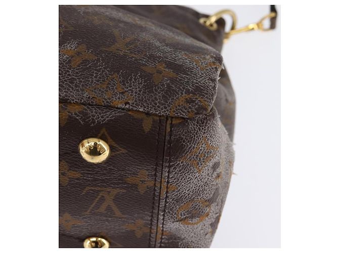 LOUIS VUITTON Borsa a Mano Monogram Pallas MM 2way Bois De Rose M41598 Auth 145373 Marrone Monogramma - vista 10