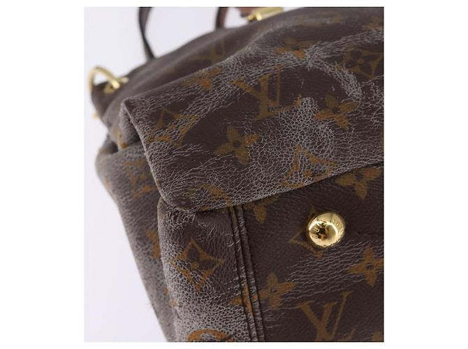 LOUIS VUITTON Borsa a Mano Monogram Pallas MM 2way Bois De Rose M41598 Auth 145373 Marrone Monogramma - vista 15