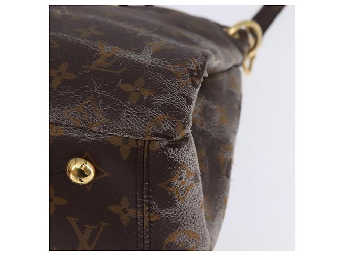 LOUIS VUITTON Borsa a Mano Monogram Pallas MM 2way Bois De Rose M41598 Auth 145373 Marrone Monogramma - vista 16