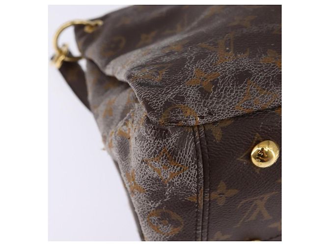 LOUIS VUITTON Borsa a Mano Monogram Pallas MM 2way Bois De Rose M41598 Auth 145373 Marrone Monogramma - vista 17