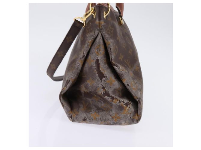 LOUIS VUITTON Borsa a Mano Monogram Pallas MM 2way Bois De Rose M41598 Auth 145373 Marrone Monogramma - vista 3