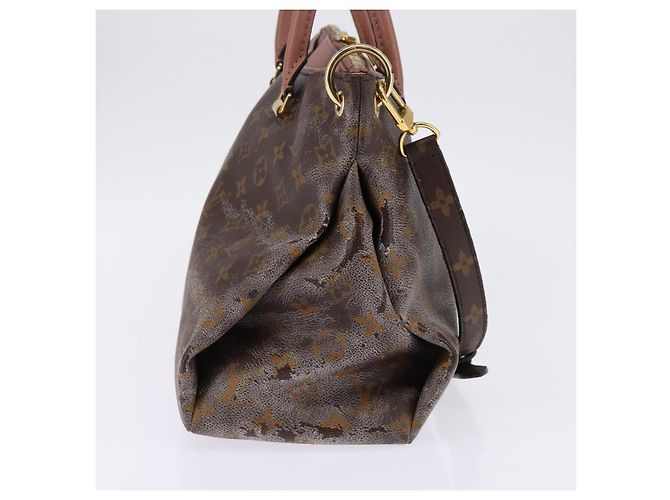 LOUIS VUITTON Borsa a Mano Monogram Pallas MM 2way Bois De Rose M41598 Auth 145373 Marrone Monogramma - vista 4