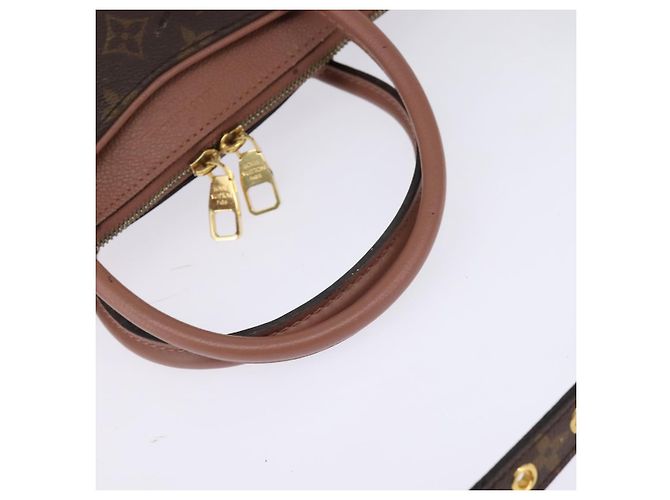 LOUIS VUITTON Borsa a Mano Monogram Pallas MM 2way Bois De Rose M41598 Auth 145373 Marrone Monogramma - vista 7