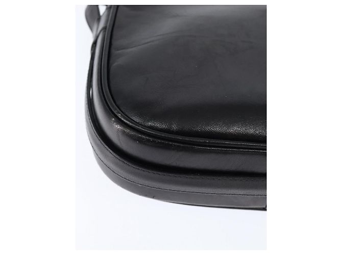 Céline Bolso de Hombro CELINE de Cuero Negro Dorado Auth bs30310 - vista 15