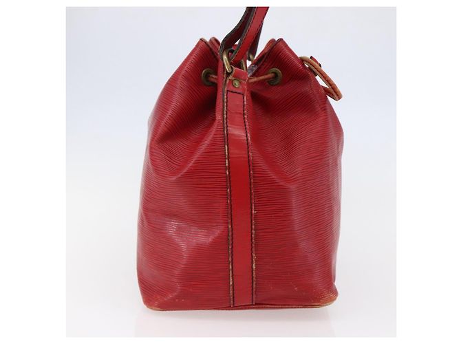 Noe LOUIS VUITTON Borsa a Spalla Petit Noé Epi Rossa M44107 LV Auth 145447 Rosso - vista 3