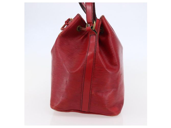 Noe LOUIS VUITTON Borsa a Spalla Petit Noé Epi Rossa M44107 LV Auth 145447 Rosso - vista 4