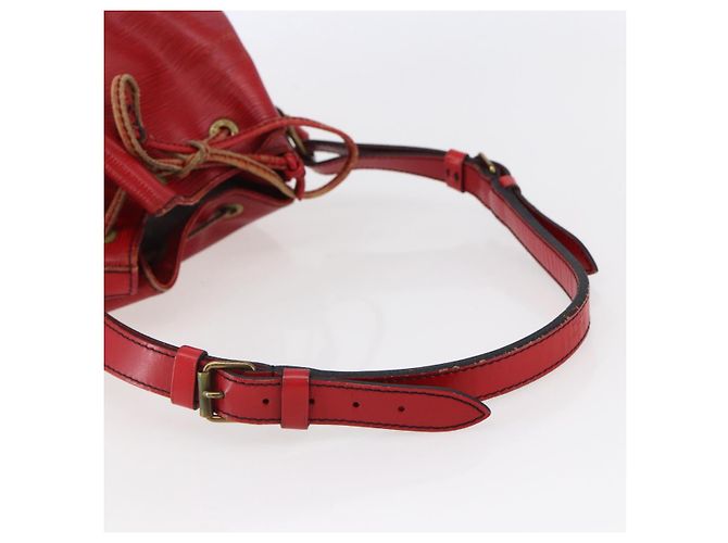 Noe LOUIS VUITTON Borsa a Spalla Petit Noé Epi Rossa M44107 LV Auth 145447 Rosso - vista 7