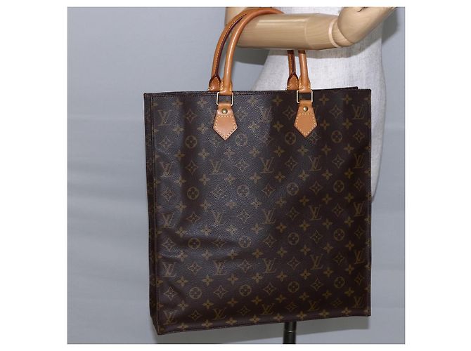 LOUIS VUITTON Borsa Sac Plat Monogram M51140 LV Auth 144636 Monogramma - vista 19