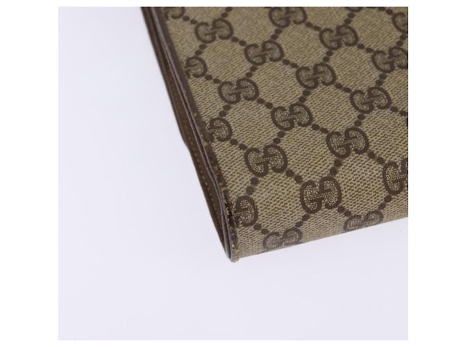 Gucci Borsa a spalla GG Supreme PVC Beige Oro 94 02 050 Auth 146260 D'oro - vista 12