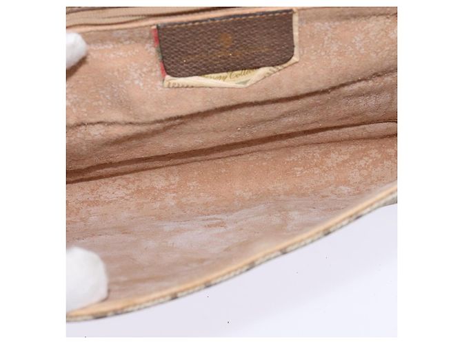 Gucci Borsa a spalla GG Supreme PVC Beige Oro 94 02 050 Auth 146260 D'oro - vista 17