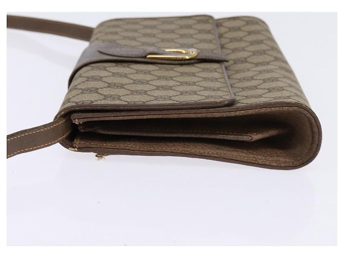 Gucci Borsa a spalla GG Supreme PVC Beige Oro 94 02 050 Auth 146260 D'oro - vista 4
