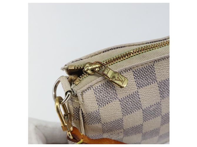 LOUIS VUITTON Pochette Accessori Damier Azur N51986 LV Auth 143621 - vista 10