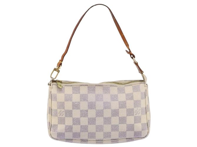 LOUIS VUITTON Pochette Accessori Damier Azur N51986 LV Auth 143621 - vista 13