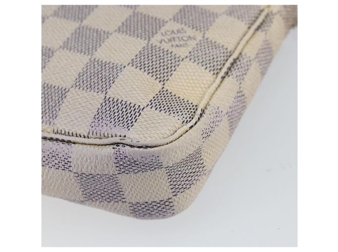 LOUIS VUITTON Pochette Accessori Damier Azur N51986 LV Auth 143621 - vista 15