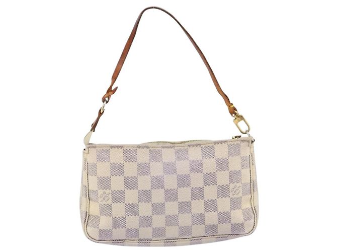 LOUIS VUITTON Pochette Accessori Damier Azur N51986 LV Auth 143621 - vista 2