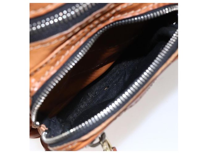 Chloé Borsa a Spalla Chloe Betty in Pelle Marrone Argento Oro Auth 144492 D'oro - vista 21