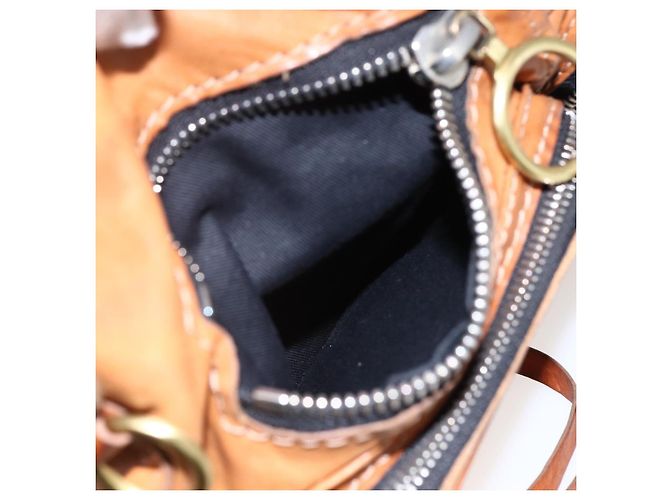 Chloé Borsa a Spalla Chloe Betty in Pelle Marrone Argento Oro Auth 144492 D'oro - vista 23