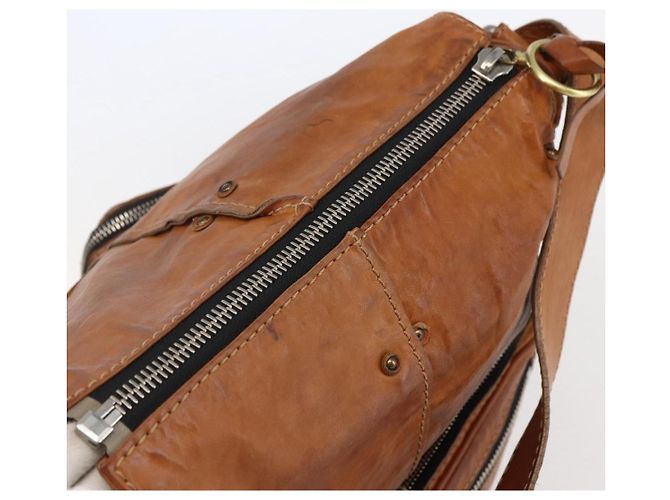 Chloé Borsa a Spalla Chloe Betty in Pelle Marrone Argento Oro Auth 144492 D'oro - vista 6