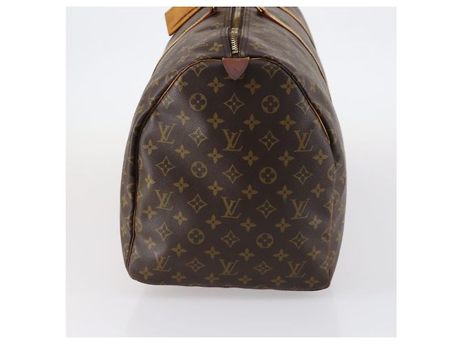 LOUIS VUITTON Borsa Boston Monogram Keepall 55 M41424 LV Auth 143531 Monogramma - vista 3