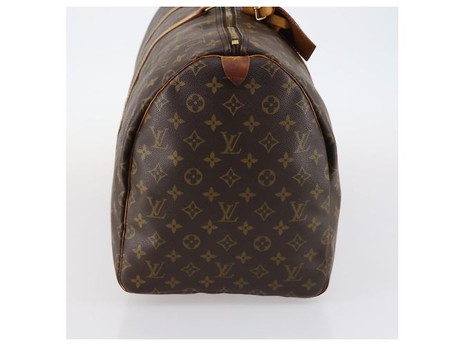 LOUIS VUITTON Borsa Boston Monogram Keepall 55 M41424 LV Auth 143531 Monogramma - vista 4