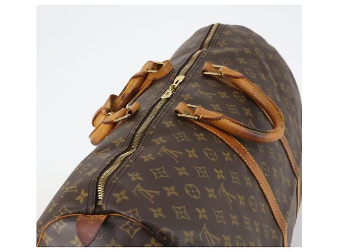 LOUIS VUITTON Borsa Boston Monogram Keepall 55 M41424 LV Auth 143531 Monogramma - vista 6